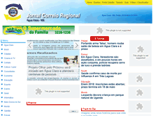 Tablet Screenshot of correioregionalnews.com.br